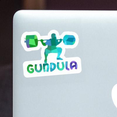 Weightlifter Sticker Gundula Image