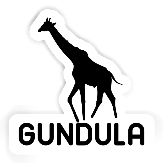 Autocollant Gundula Girafe Notebook Image