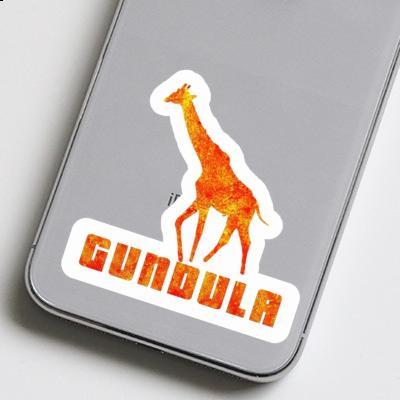 Gundula Aufkleber Giraffe Laptop Image