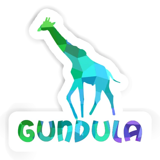 Sticker Giraffe Gundula Gift package Image