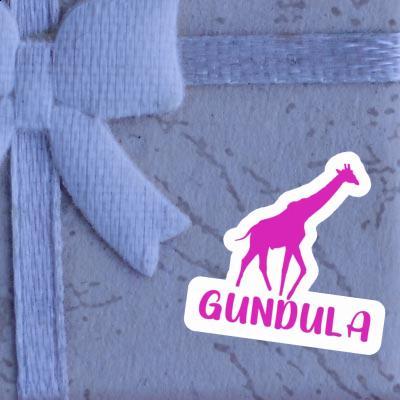 Aufkleber Gundula Giraffe Gift package Image