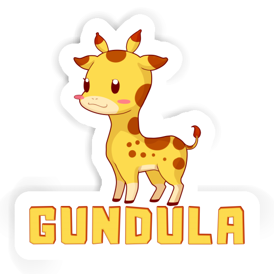 Giraffe Sticker Gundula Image