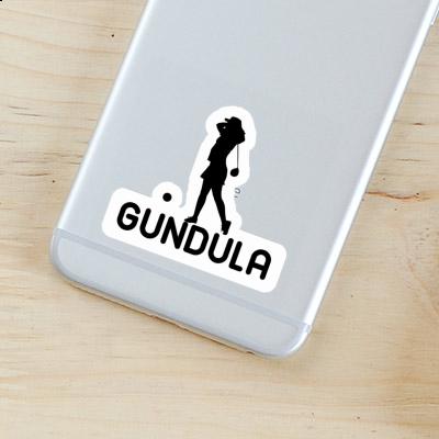 Sticker Golfer Gundula Laptop Image