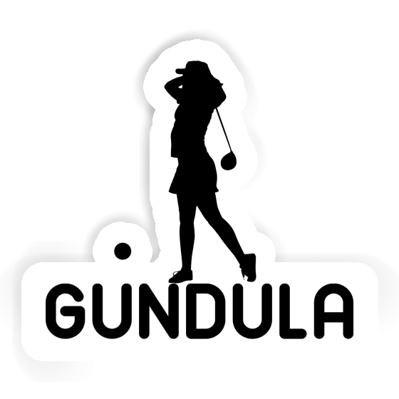 Sticker Golfer Gundula Gift package Image