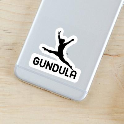 Gundula Autocollant Gymnaste Notebook Image