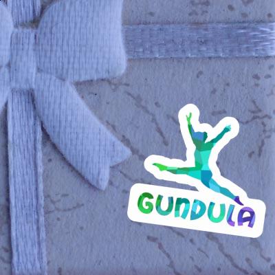 Gundula Sticker Gymnastin Laptop Image