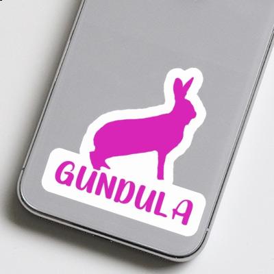 Sticker Gundula Rabbit Notebook Image