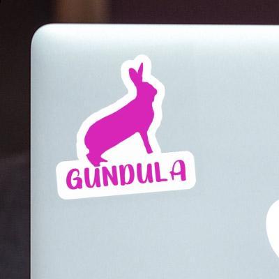 Sticker Gundula Rabbit Laptop Image