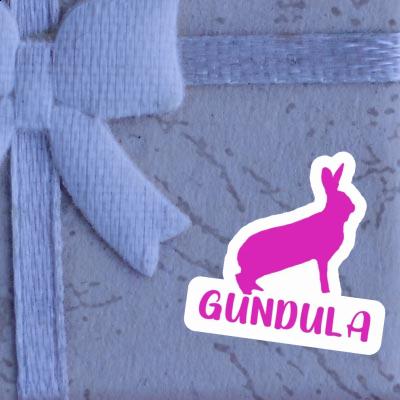 Sticker Gundula Rabbit Notebook Image