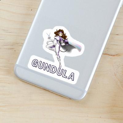 Hairdresser Sticker Gundula Laptop Image