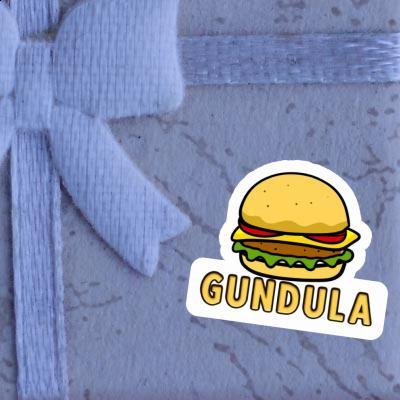 Gundula Sticker Cheeseburger Image