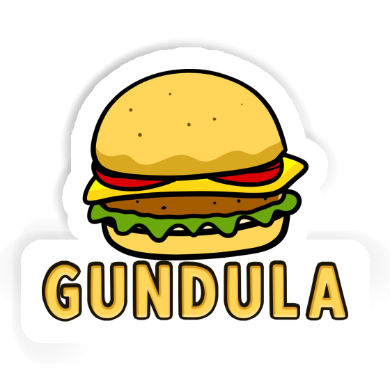 Gundula Sticker Cheeseburger Gift package Image