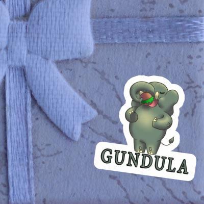 Elephant Sticker Gundula Notebook Image