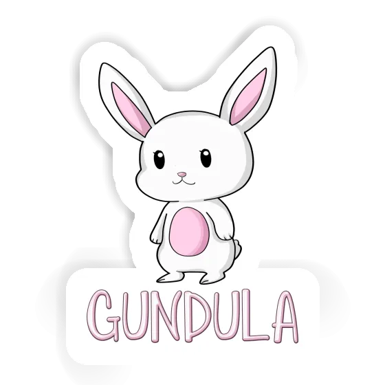 Sticker Gundula Hare Laptop Image