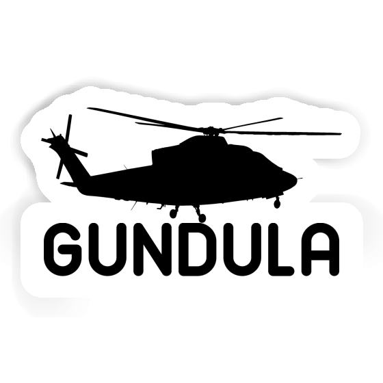 Hubschrauber Sticker Gundula Laptop Image