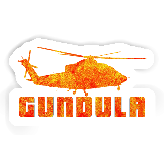 Sticker Gundula Helicopter Gift package Image