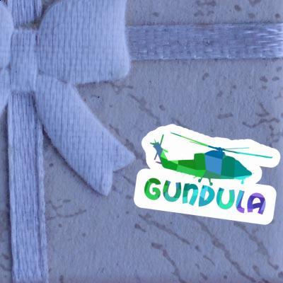 Gundula Sticker Helicopter Image