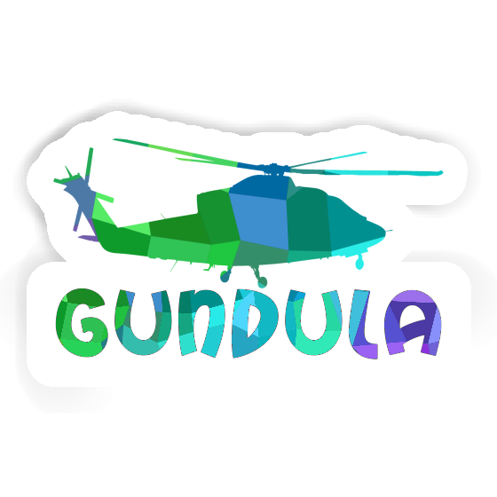 Gundula Sticker Helicopter Gift package Image