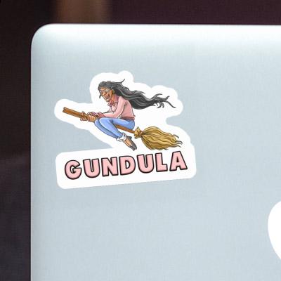 Gundula Sticker Hexe Laptop Image