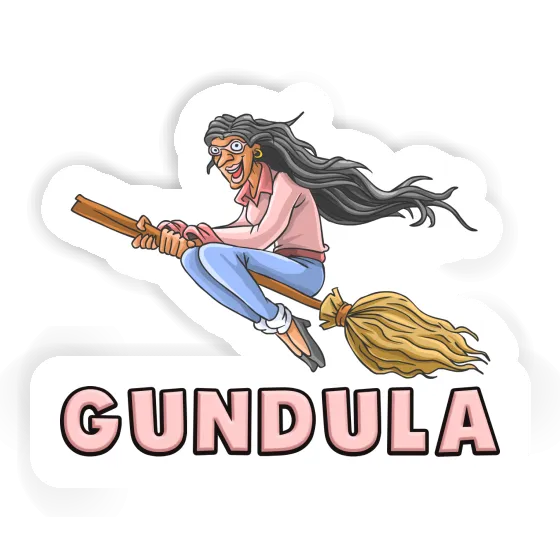 Sticker Gundula Witch Image