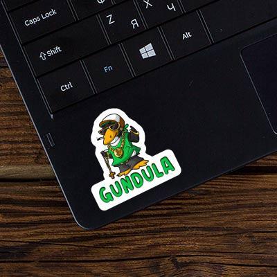 Hip-Hop Penguin Sticker Gundula Laptop Image