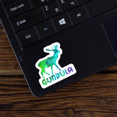 Sticker Gundula Deer Laptop Image