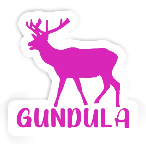 Sticker Deer Gundula Gift package Image