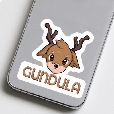 Sticker Gundula Deerhead Gift package Image