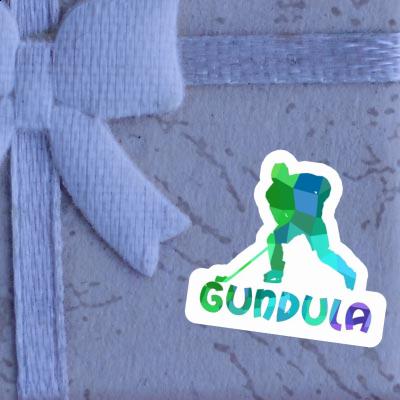 Eishockeyspieler Sticker Gundula Image