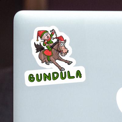 Gundula Sticker Christmas Horse Gift package Image