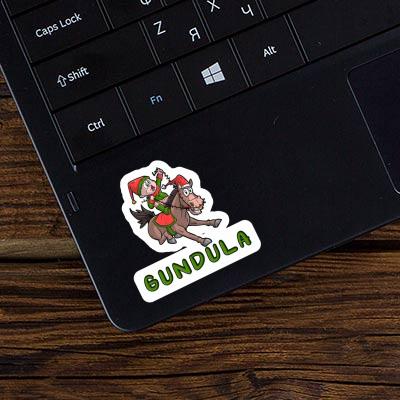 Gundula Sticker Christmas Horse Image