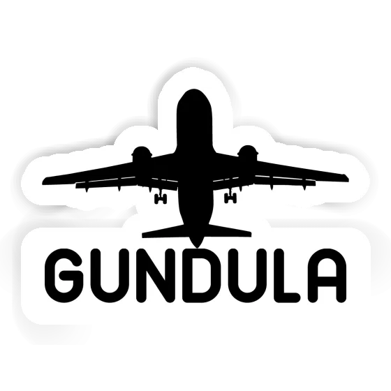 Gundula Aufkleber Jumbo-Jet Notebook Image