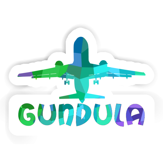 Gundula Sticker Jumbo-Jet Laptop Image