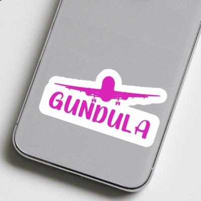 Gundula Sticker Airplane Notebook Image