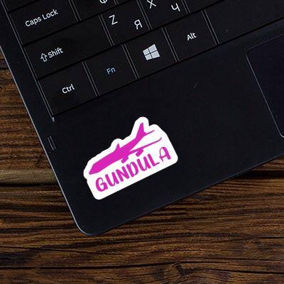 Gundula Sticker Jumbo-Jet Notebook Image