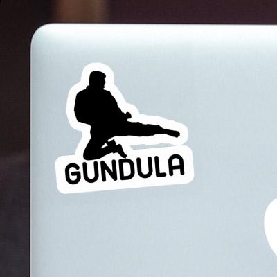 Sticker Gundula Karateka Notebook Image