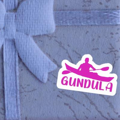 Sticker Gundula Kayaker Notebook Image