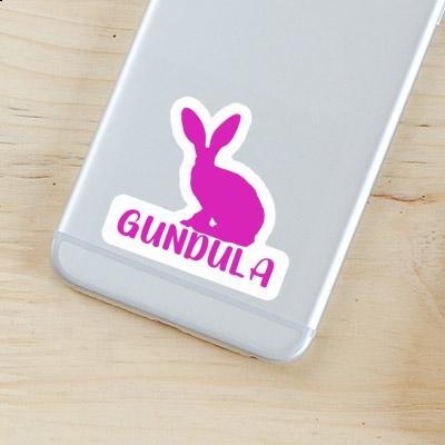 Sticker Gundula Rabbit Notebook Image