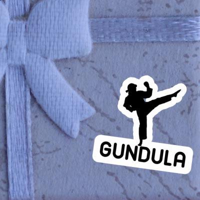 Gundula Sticker Karateka Notebook Image