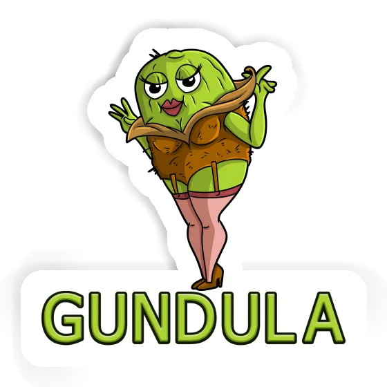 Sticker Gundula Kiwi Image