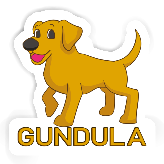 Gundula Sticker Labrador Image