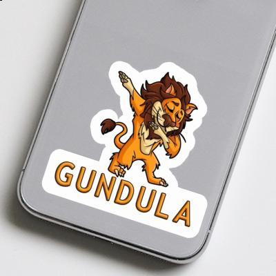 Dabbing Lion Sticker Gundula Gift package Image