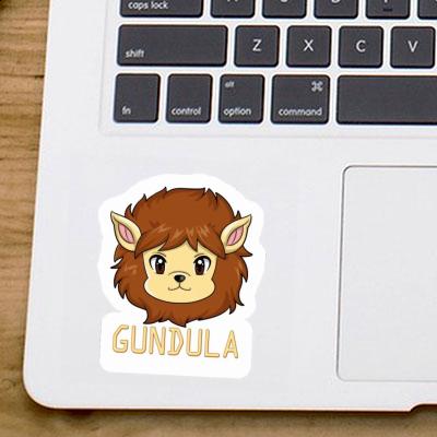 Sticker Gundula Lion Image