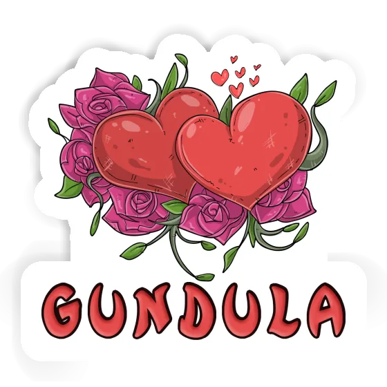 Gundula Sticker Heart Gift package Image