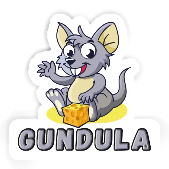 Sticker Gundula Mouse Gift package Image