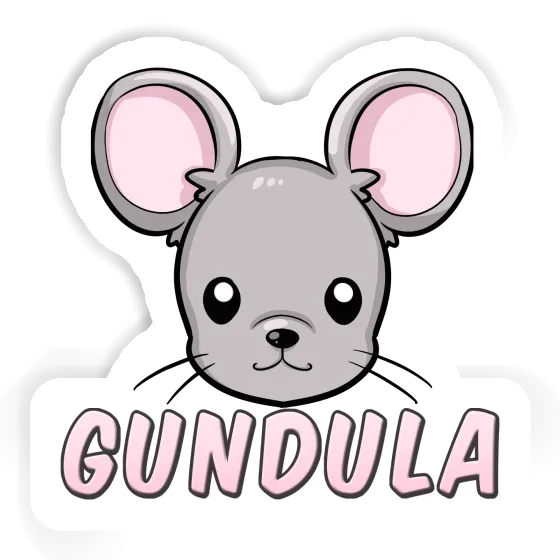 Sticker Gundula Mouse Notebook Image