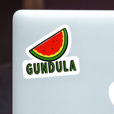 Sticker Wassermelone Gundula Laptop Image