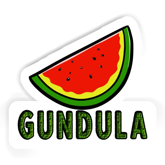 Sticker Wassermelone Gundula Gift package Image