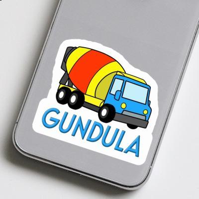 Gundula Sticker Mixer Truck Gift package Image