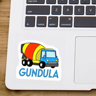 Gundula Sticker Mixer Truck Gift package Image